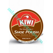 Крем обувной "KIWI" коричневый (50мл.)  1/36/144