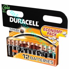 Батарейки миз. AAА R03 Duracell (12шт.) 1/144/864