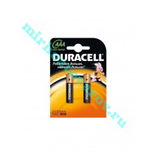 Батарейки миз. AAА R03 Duracell (  2шт.) 1/144/1440