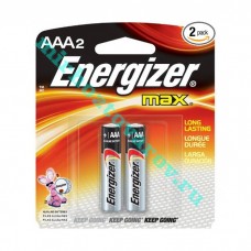 Батарейки миз. AAА R03 ENERGIZER алкалин (  2шт.)  1/120/960
