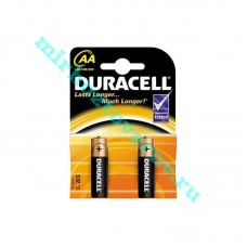 Батарейки пал. AA R06 Duracell (  2шт.) 1/144/1440